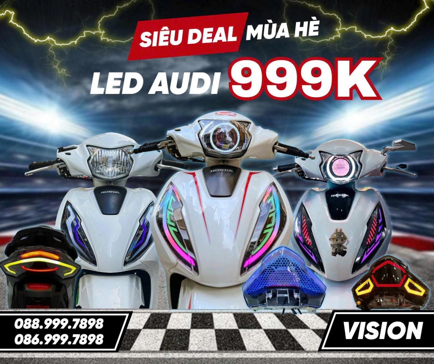 LED AUDI VISION 999K