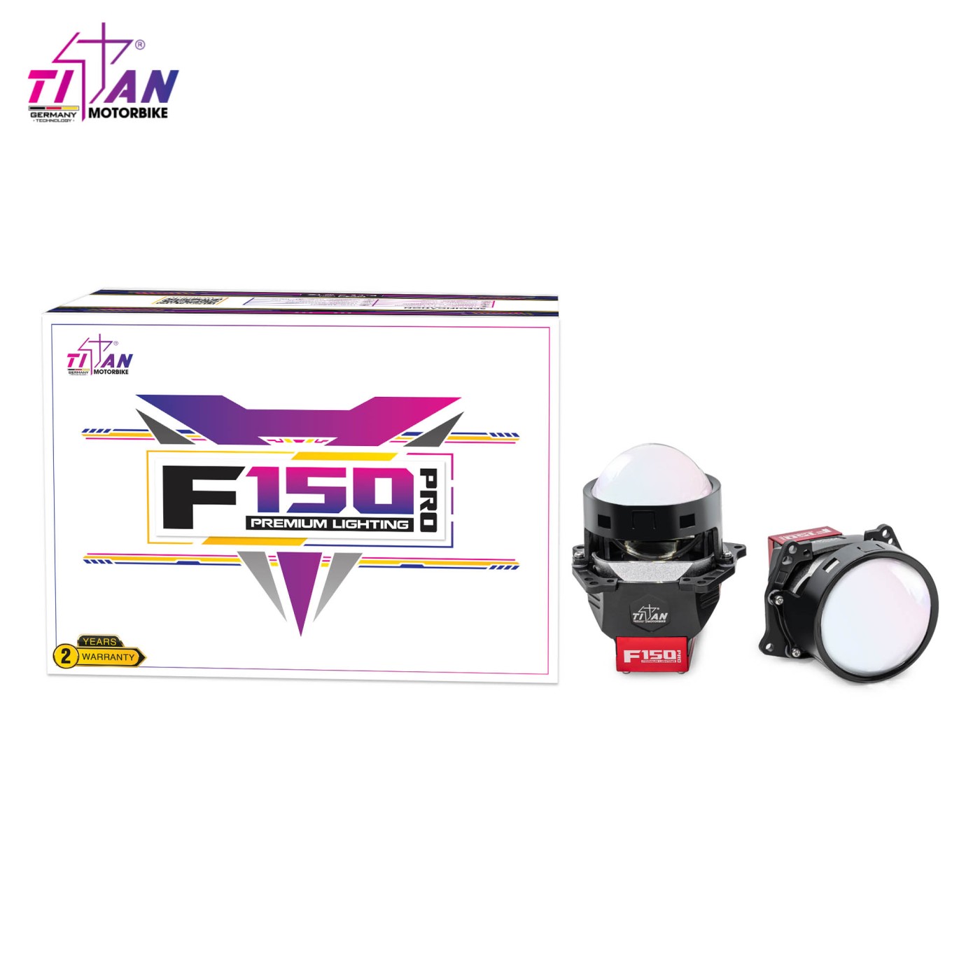 Bi Led Titan Moto F150 Pro 3.0