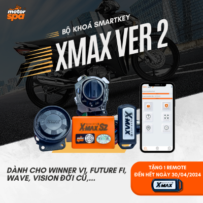 SMARTKEY XMAX 5.0 (S) VER 2 - DÀNH CHO XE WINNER V1, FUTURE, WAVE,...