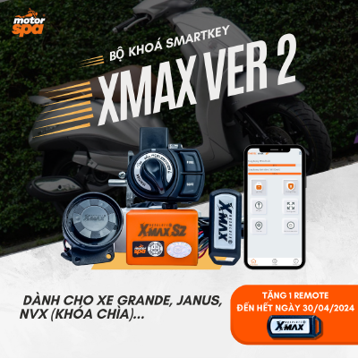 SMARTKEY XMAX 5.0 (S) VER 2 - DÀNH CHO XE Grande , NVX,Janus